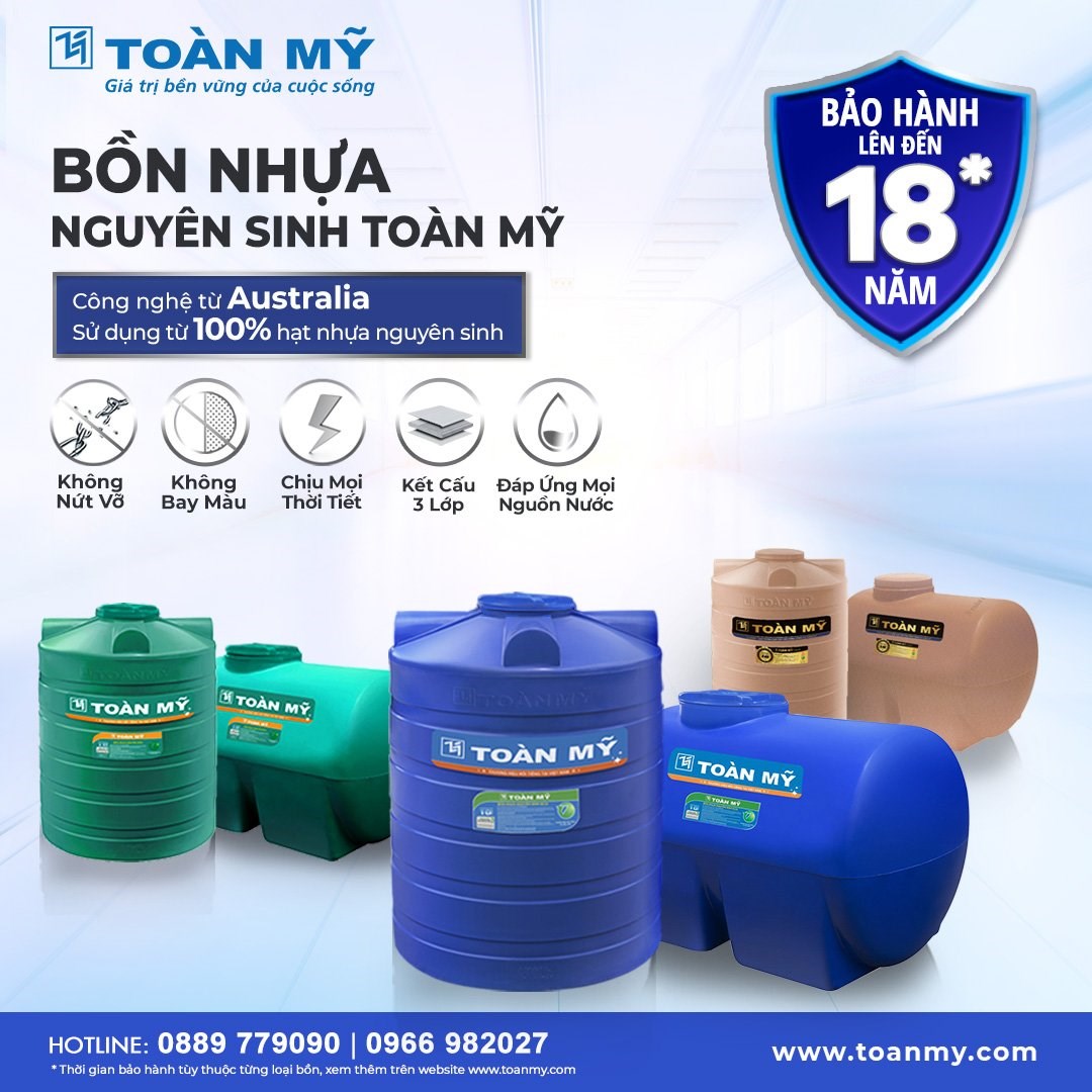 Bồn nhựa Eco Toàn Mỹ 